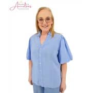 S Blue Seven Blouse Blauw 180311 S Blue Seven Blouse Blauw 180311